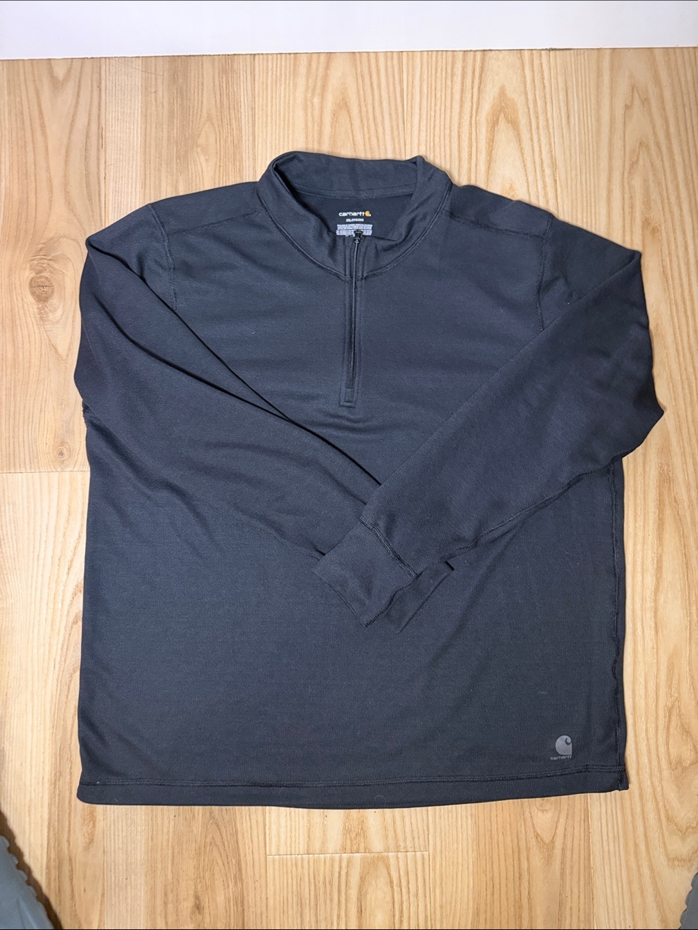 Carhartt Black Half-Zip Work Pullover size xxl